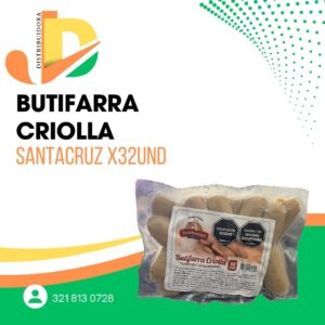 Butifarra Criolla Santa Cruz x32 Unidades